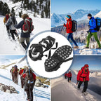 Snow Crampons Non-Slip Shoe Covers 
Elastic Fit Ice . ice Fishing
 Outdoor Mountaineering And Rock Climbing Fishing Supplies