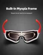 ROCKBROS Polarized Cycling Glasses  Clear Bike Glasses Eyewear UV400 Outdoor Sport Sunglasses Men Women Cycling Sunglasses