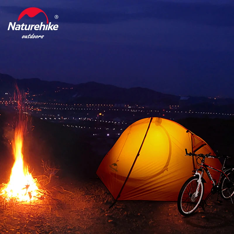 Naturehike Cycling Tent 20D Single Person 
Ultralight  Camping , Climbing , Backpack , Sun Shelter
Portable Waterproof Tent