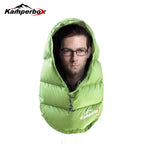 Kamperbox Balacava Down Beanie for Ultralight Camping Gear Sleeping Bag Winter Down Hat Cap TP21
