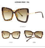 Cat Eye Sunglasses Women Fashion Luxulry Brand Design Retro Glasses Frame For Men Oversized Gradient Eyeglasses Spectacle UV400