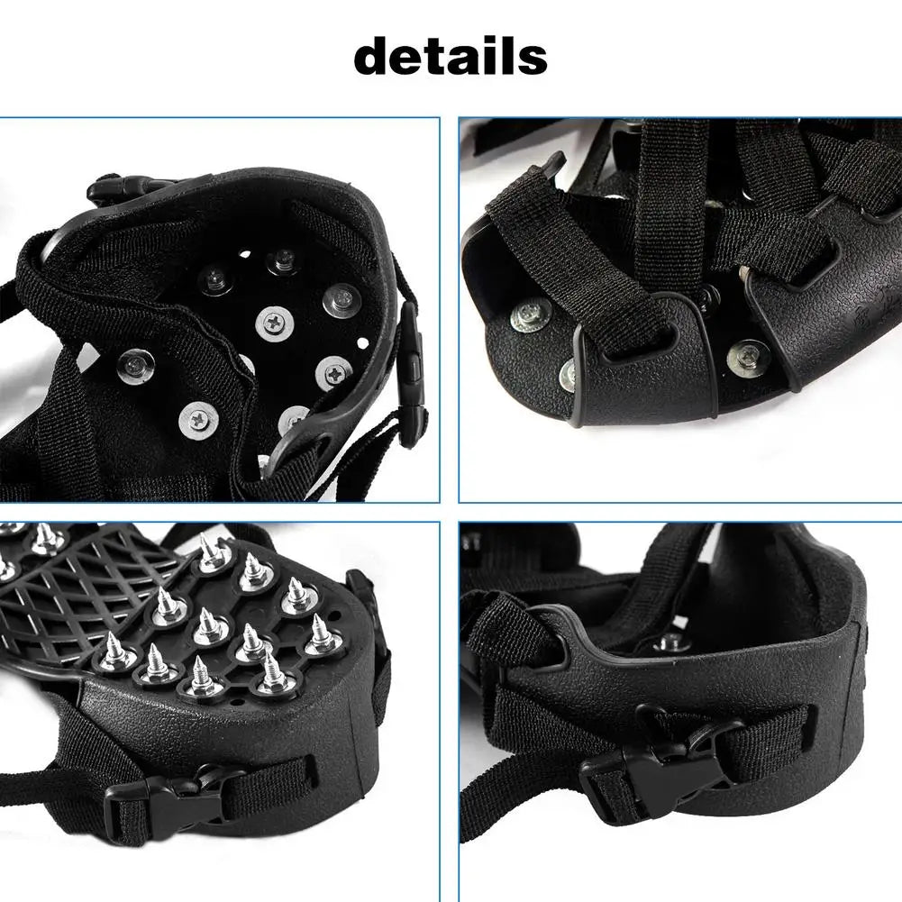 Snow Crampons Non-Slip Shoe Covers 
Elastic Fit Ice . ice Fishing
 Outdoor Mountaineering And Rock Climbing Fishing Supplies
