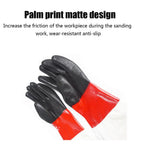 Canvas Leather Original Sandblasting Gloves Breathable Comfortable Wear-Resisting Gloves Sandblasting Machine Accessories