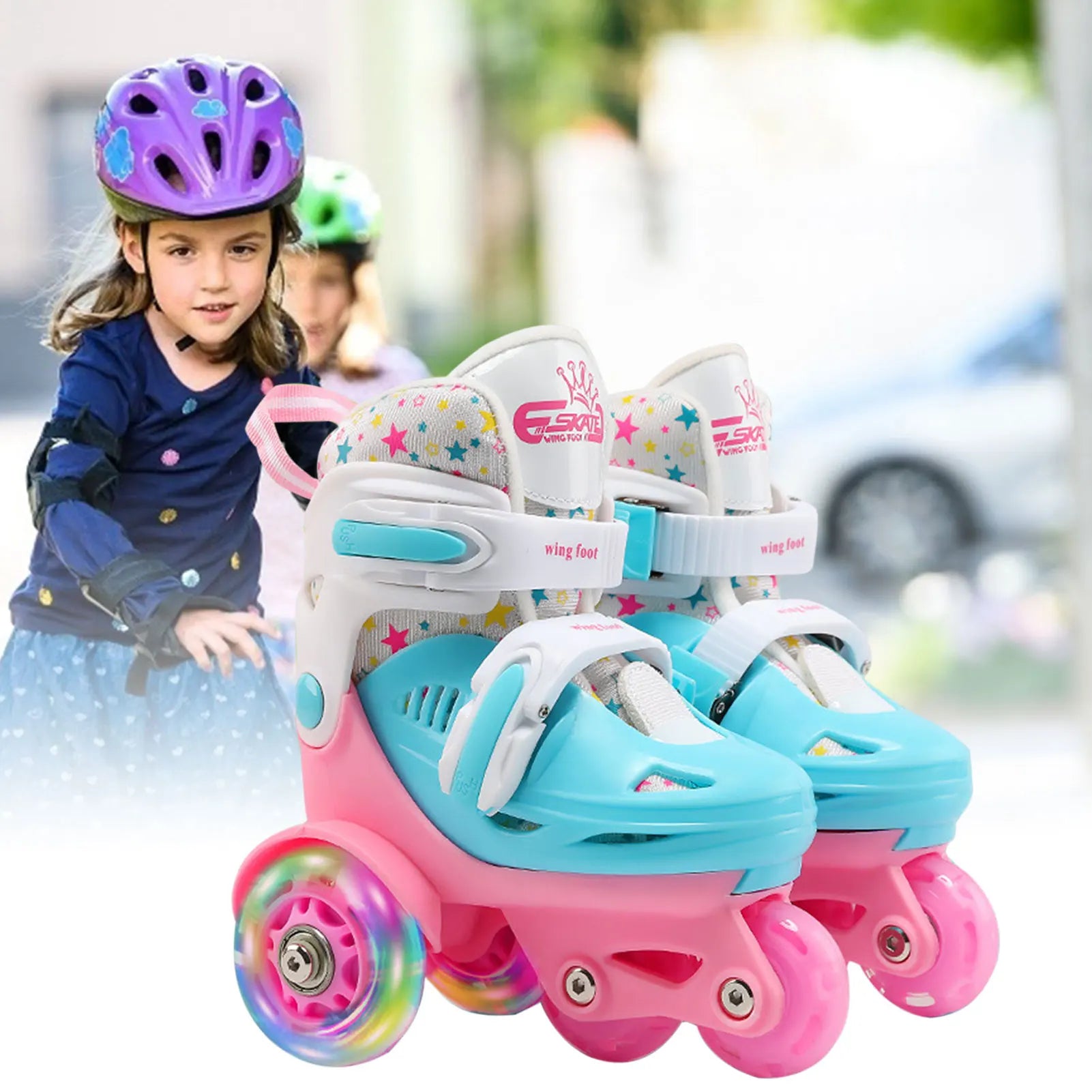 Rollerskates Kids , Shoes Wheels,
 Adult, Kids Boys Skate Adjustable