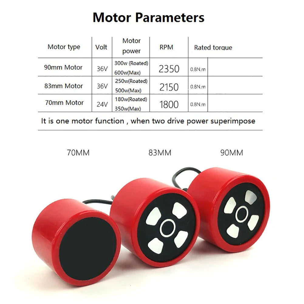 DIY Electric Skateboard , Motor Electric    Wireless Sensor Remote Controller Drive 70mm 83mm 90mm Kit