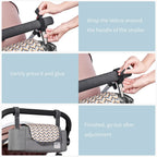 Universal Baby Stroller,  Organizer,  Expandable Diaper Bag with Shoulder Strap,
Cup Holder,Zipper pocket