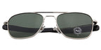 Retro Green AO Pilot Sunglasses 
Luxury Brand Designer Male,   American Army Military Optical Glass Lens Shades Eyewear