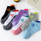 6 Pairs of Women's Sports Compression Socks -
Low-top-- Breathable-- Moisture-wicking, 
Suitable for Running and Outdoor Sports
