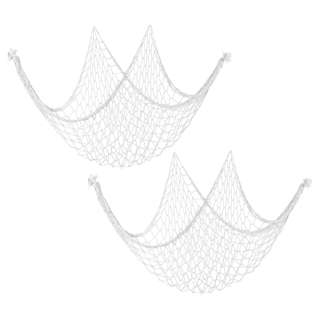 Fishing Net "Decor", 2 Pack 80" x 40" Mediterranean Style
Photographing "Decoration"  Natural Party Accessory for Home