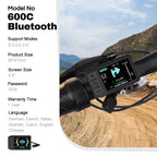Bafang LCD Color Display Instrument 36V 48V 52V P860C 860C P850C 600C C965 DPC18 BF-UART Protocol Bluetooth 750W Motor E-bike