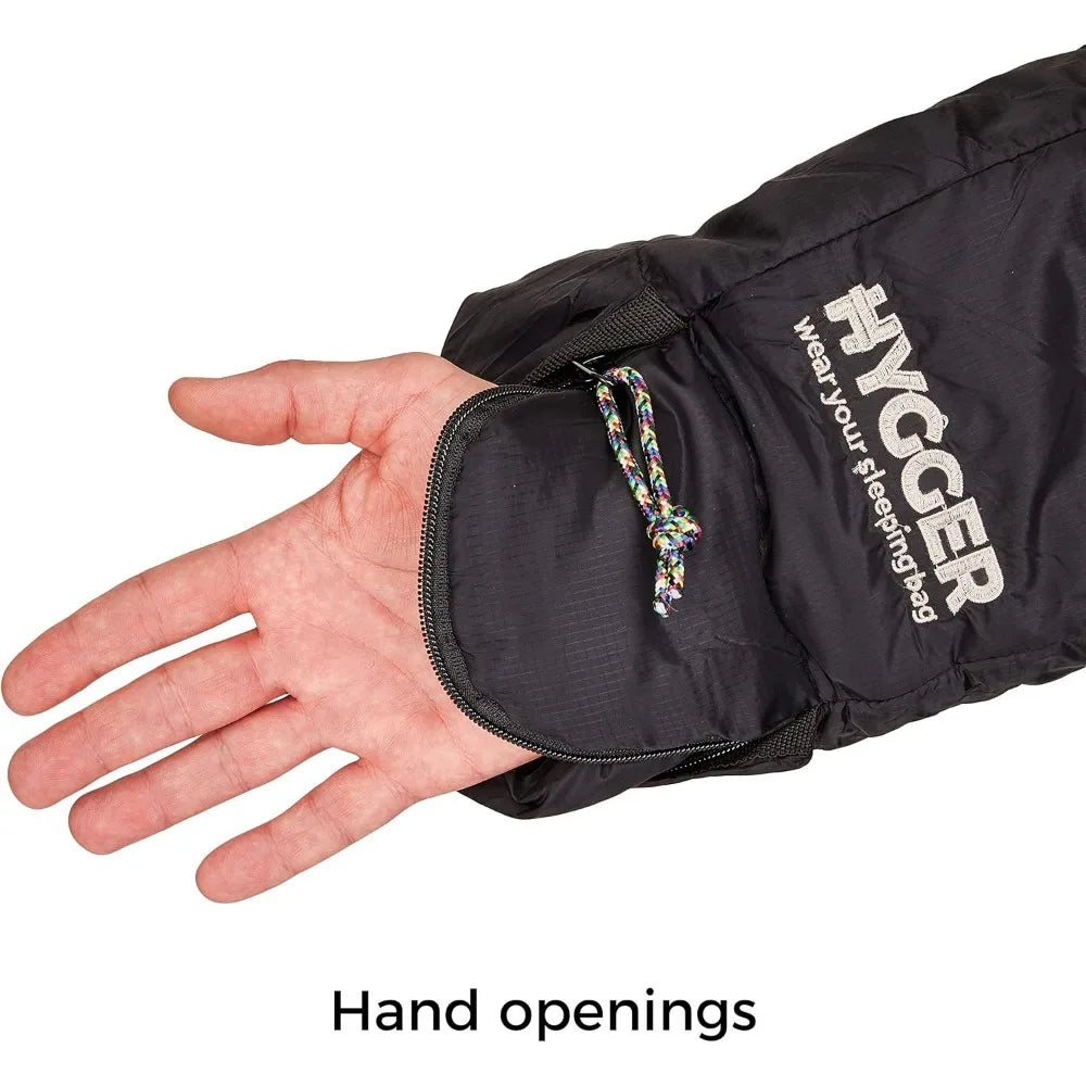 Warm Lightweight Sleeping Bag with Legs and Arms, 
Thinsulate Filling for Small Pack Size, Ideal for Outdoor Adventures