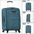 Softside Luggage,  Expandable,  3 Piece Set, Suitcase ..  
Upright Spinner Softshell Lightweight for Travel