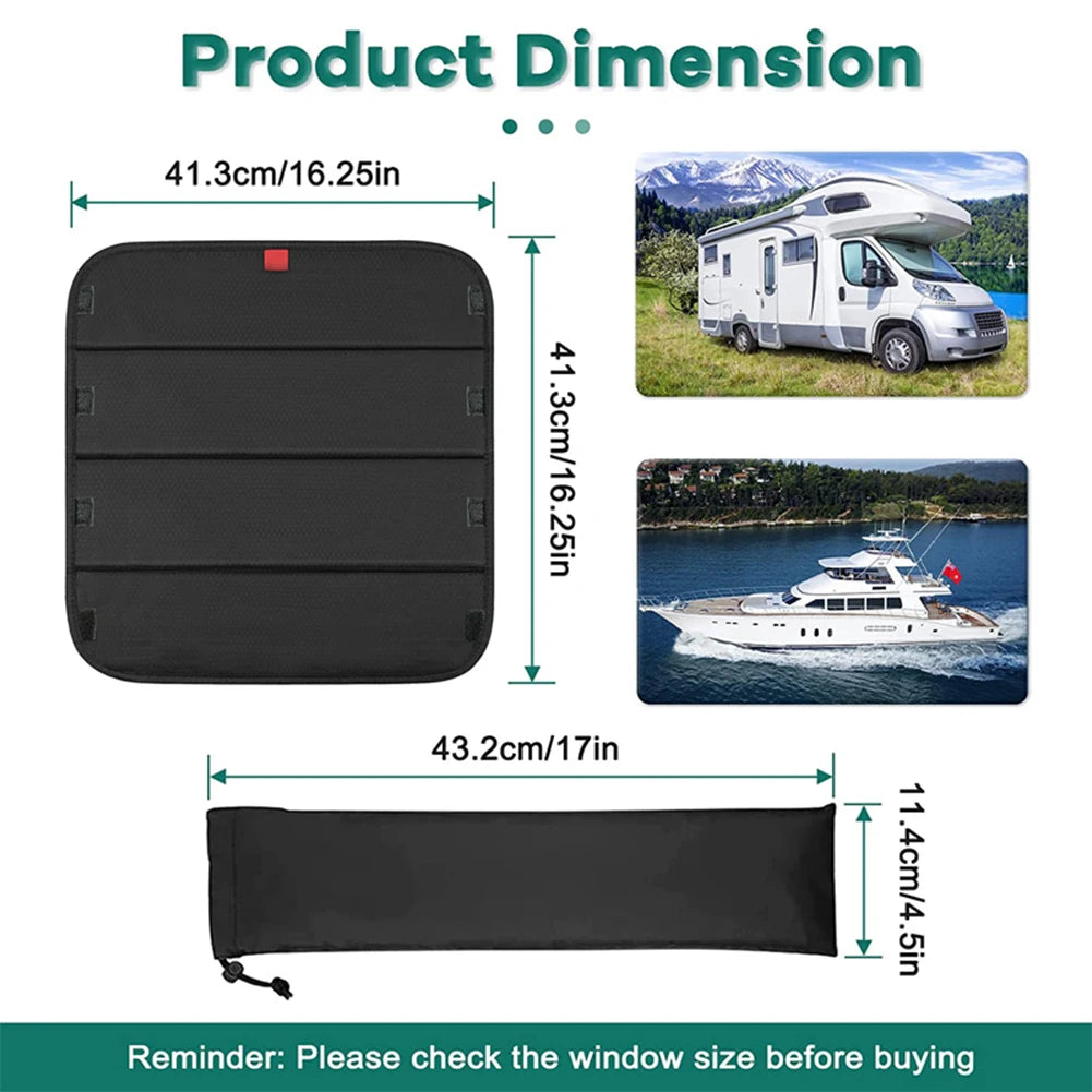 Travel Trailers Sun Shade RV Skylight
Insulator Cover Waterproof 
Car Sun Shield Sun Protection Visor