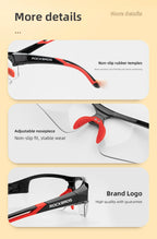 ROCKBROS 3 Lens Bicycle Glasses Adjustable Polarized Bicycle Sunglasses Eyewear Men Women Sports MTB Road Cycling Glasses