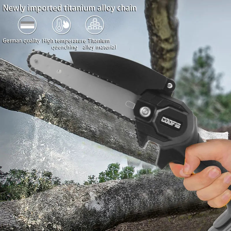 Brushless, Rechargable  electric saw,electric chain saw, outdoor wireless small saw
logging single hand saw, pruning
