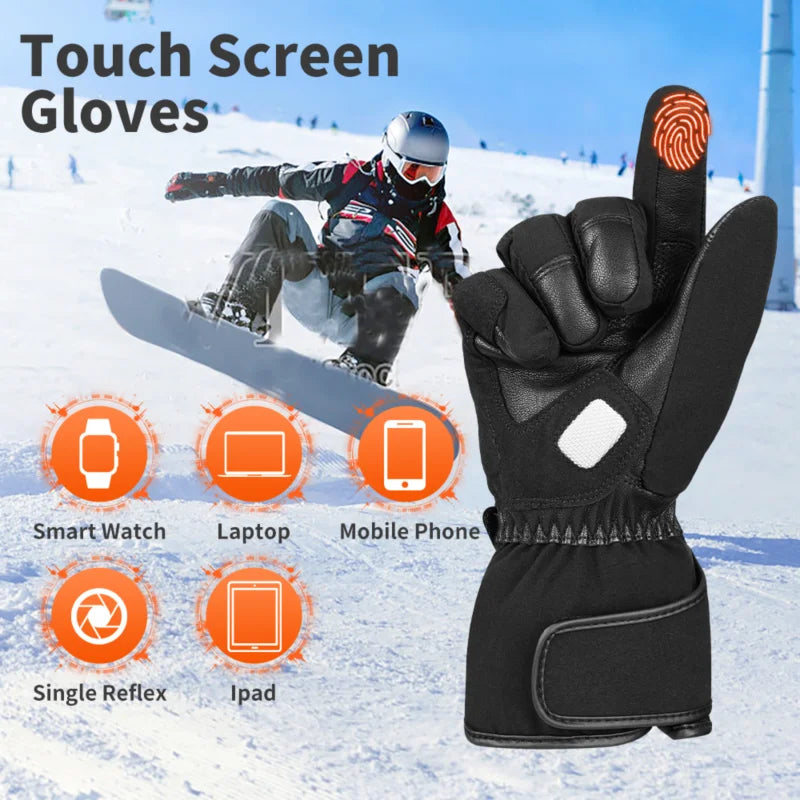DW Heated Gloves 
Motorcycle Winter , Warm ,Waterproof ,  Rechargeable  Thermal charger