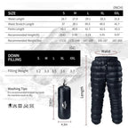 Naturehike Down Pants,
Men's Women's Puffy ,Winter Warm ,  Outdoor Ski , Snow ,Camping H,iking Pants