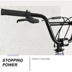 20 inch Freestyle BMX Bike for and Adults Men Women Hi-Ten Steel Frame 360 Degree Rotor Freestyle   Single Speed Teen Bike