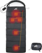 Portable Multi-USB Heating Pads for Sleeping Bags, 
Powered by Battery Bank or USB Supply, 5-Piece Set, Ideal for Cold Weather
