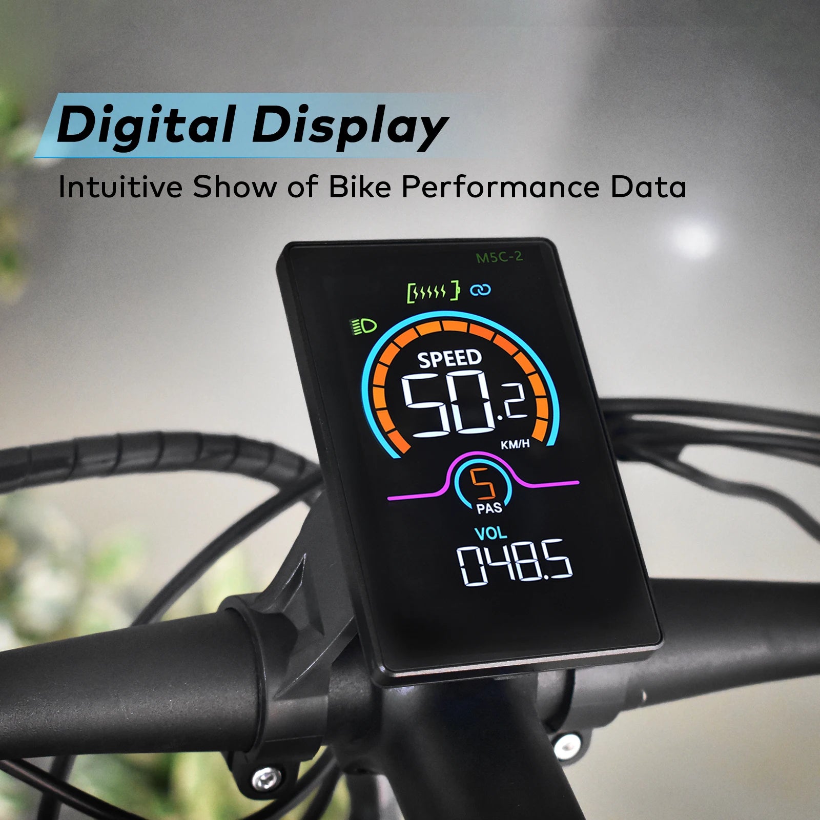 [Haytrix-US] Fatbike V20 Screen 
EBike LCD Display Bicycle Speedometer Cycling Computer