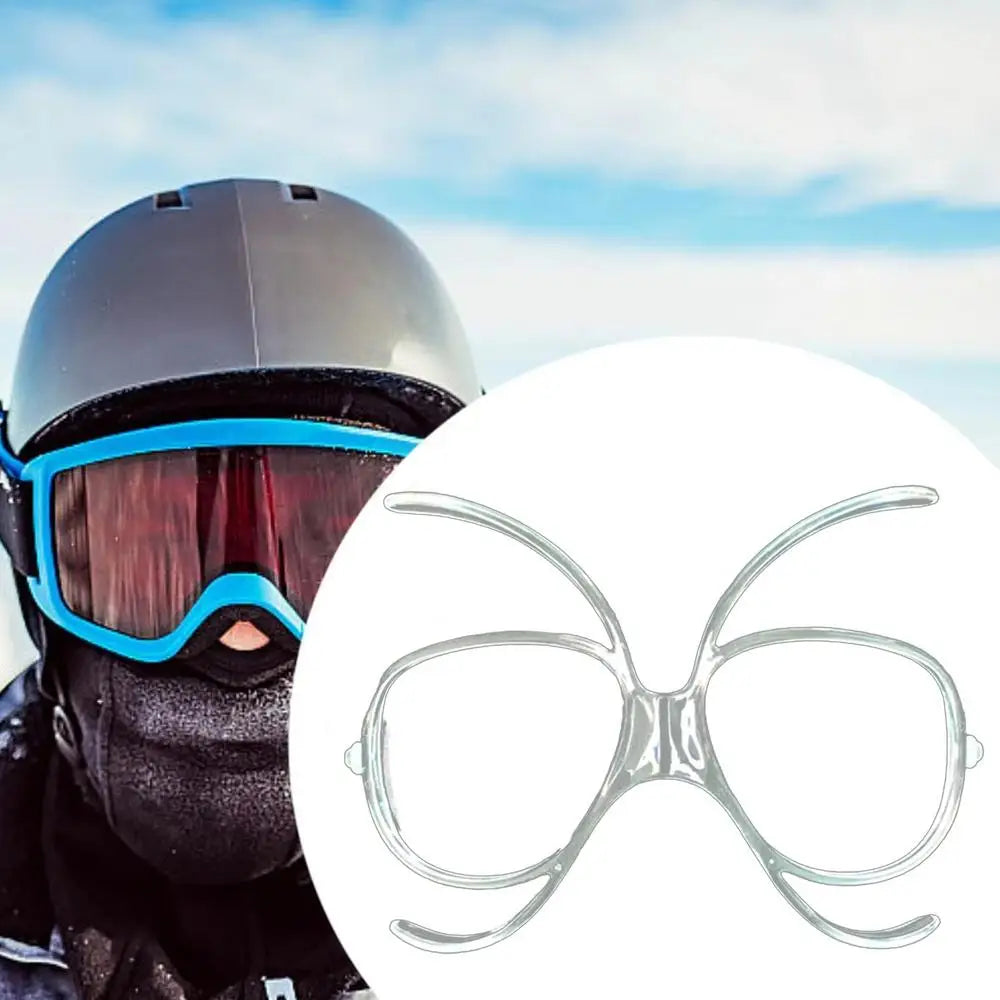 Prescription Ski Goggles Rx Insert Ski Goggles Insert Adapter Professional Transparent Flexible Bendable Goggles Accessories