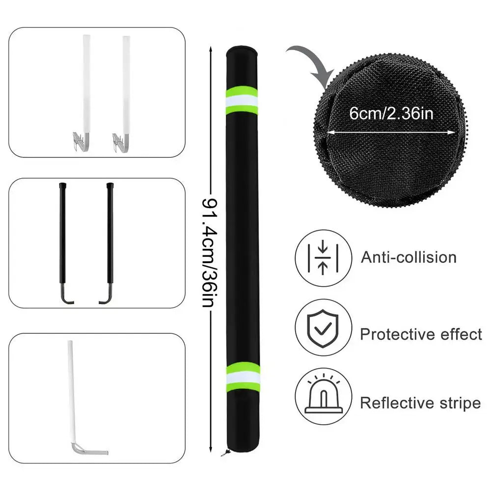 Boat Trailer Guide Pole Pads
36 Inch ,Reflective ,Marine Trailer Guide Pole Covers. 
2Pcs Heavy Duty Oxford Cloth Pads For Ski Boat