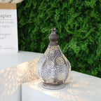 Moroccan Table Lamp Retro Battery Operated Lamps Hanging Candle Holder Bedside Lamps Night Light Living Room Bedroom Home Decor