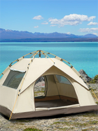Outdoor shelter Sunshade 
Travel Camping Tent,
4 person waterproof mountaineering
