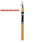 Ice Fishing Rod With Reel Mini Telescopic
60 80 100CM Carbon. for  River ,Shrimp , Carp Fishing Pole