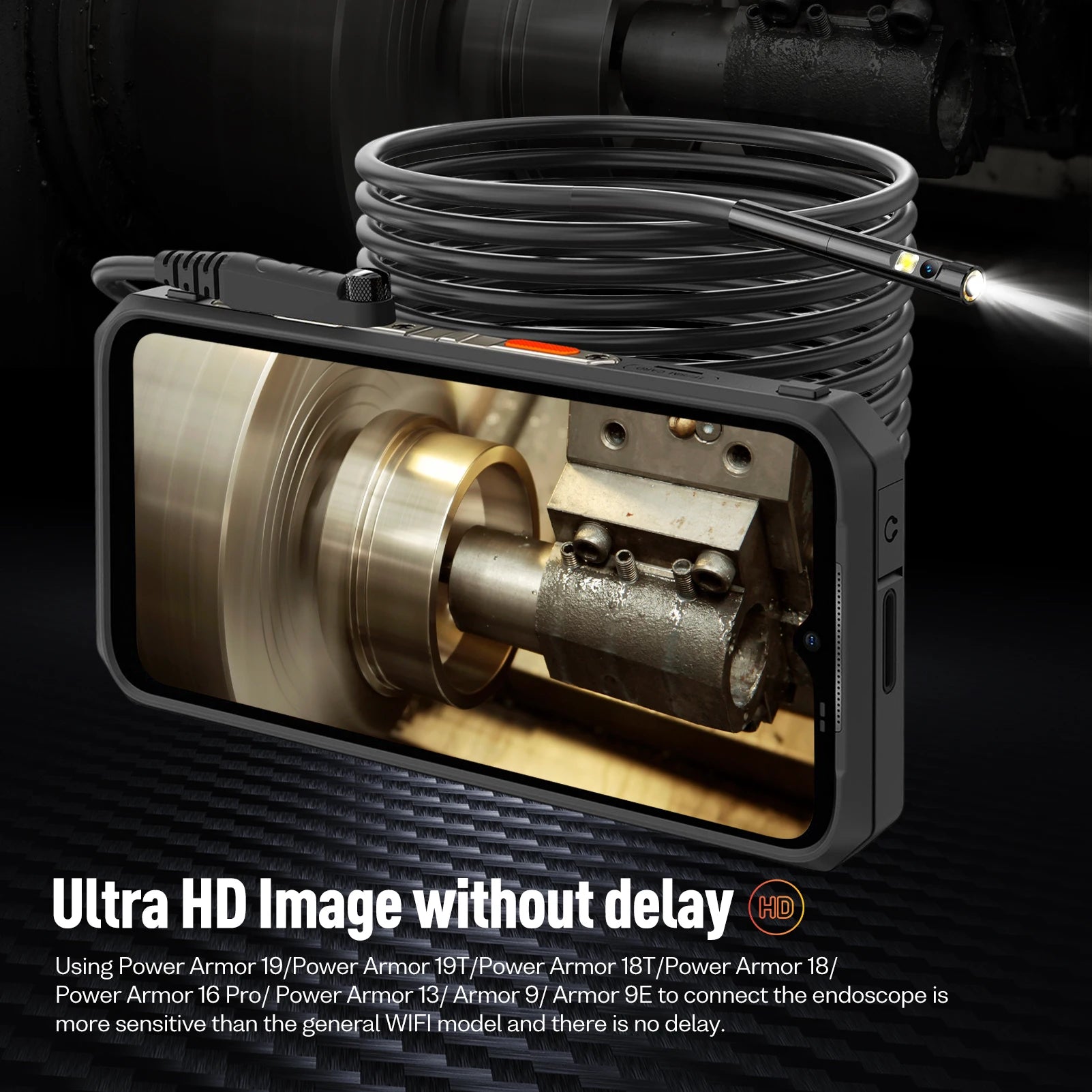 Ulefone  Waterproof 3 in 1 Endoscope /
For ARMOR 9/ARMOR 9E/Power Armor 13/Power Armor 18T