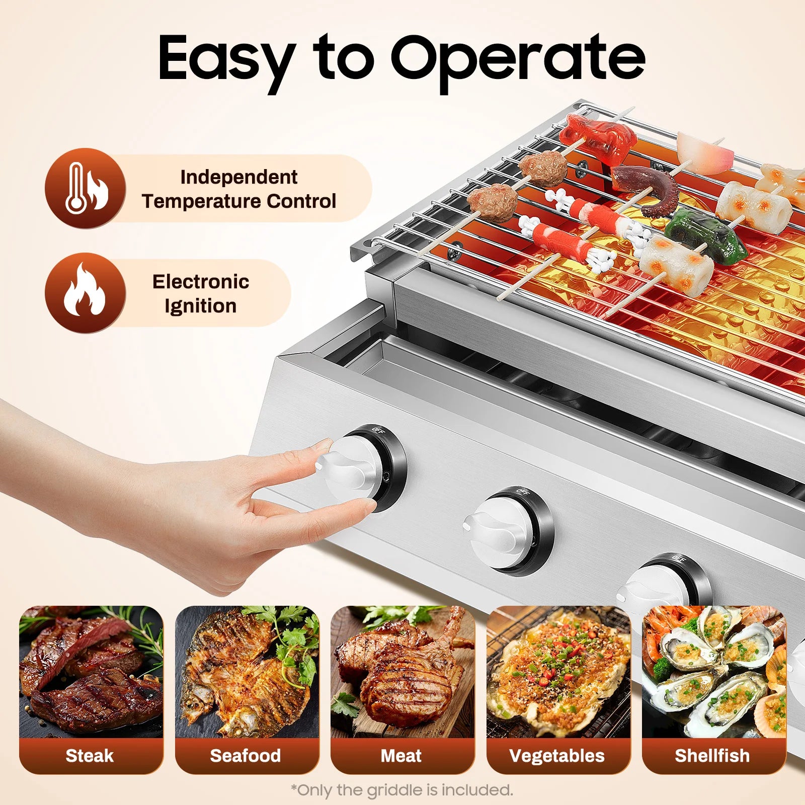 4 Burners , BBQ Propane Gas Grill.
Removable Smokeless Barbecue Grill
Portable for Outdoor Patio Garden