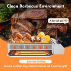 Family Smokeless Grill 1800W 110V 
Stainless Steel Electric 
Barbecue Oven Grill For Restaurant BBQ Equipment