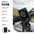 Bafang LCD Color Display Instrument 36V 48V 52V P860C 860C P850C 600C C965 DPC18 BF-UART Protocol Bluetooth 750W Motor E-bike