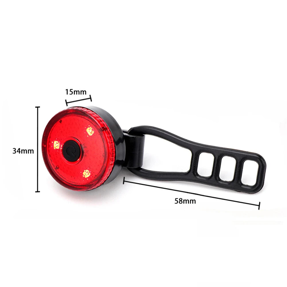 Bike Tail & Headlight           Rear Light Rechargeable 
Front Light 3 Modes           LED Riding Warning Light for Outdoor Cycling