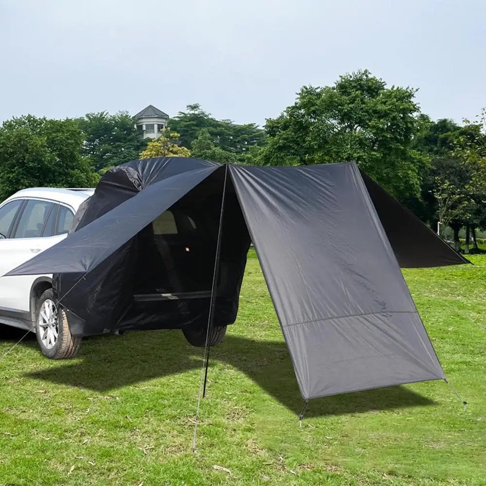 Portable Camping SUV Trunk Tent Car 
Rear Door Tent SUV 3 Sided
 Extended Shade Outside Shelter For  Camping