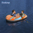 Bestway 61142 1-3 Person Heavy Duty Inflatable Kayak -
 Long Lasting PVC Rafting Adventure Boat for Thrilling Water