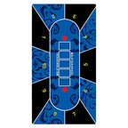 Poker Table Mat Rubber Game Mat Poker Layout Tablecloth Tabletop Holdem Mat For Home Entertainment Board Game Rooms Friend