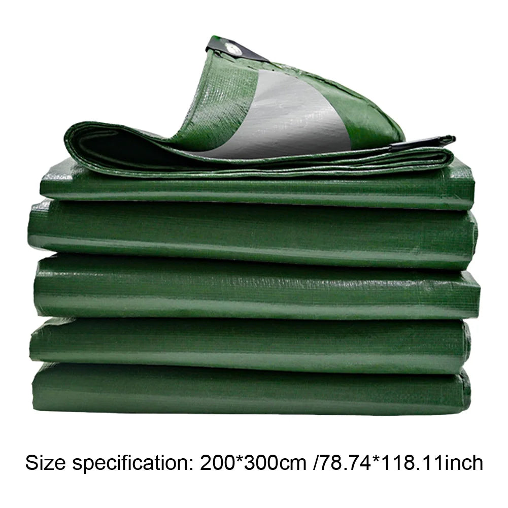 Multi Purpose Tarp Cover Waterproof Tarpaulin Sunscreen Multipurpose Protective Cover 6x10/10x13/13x16 Feet Heavy Duty Tarp