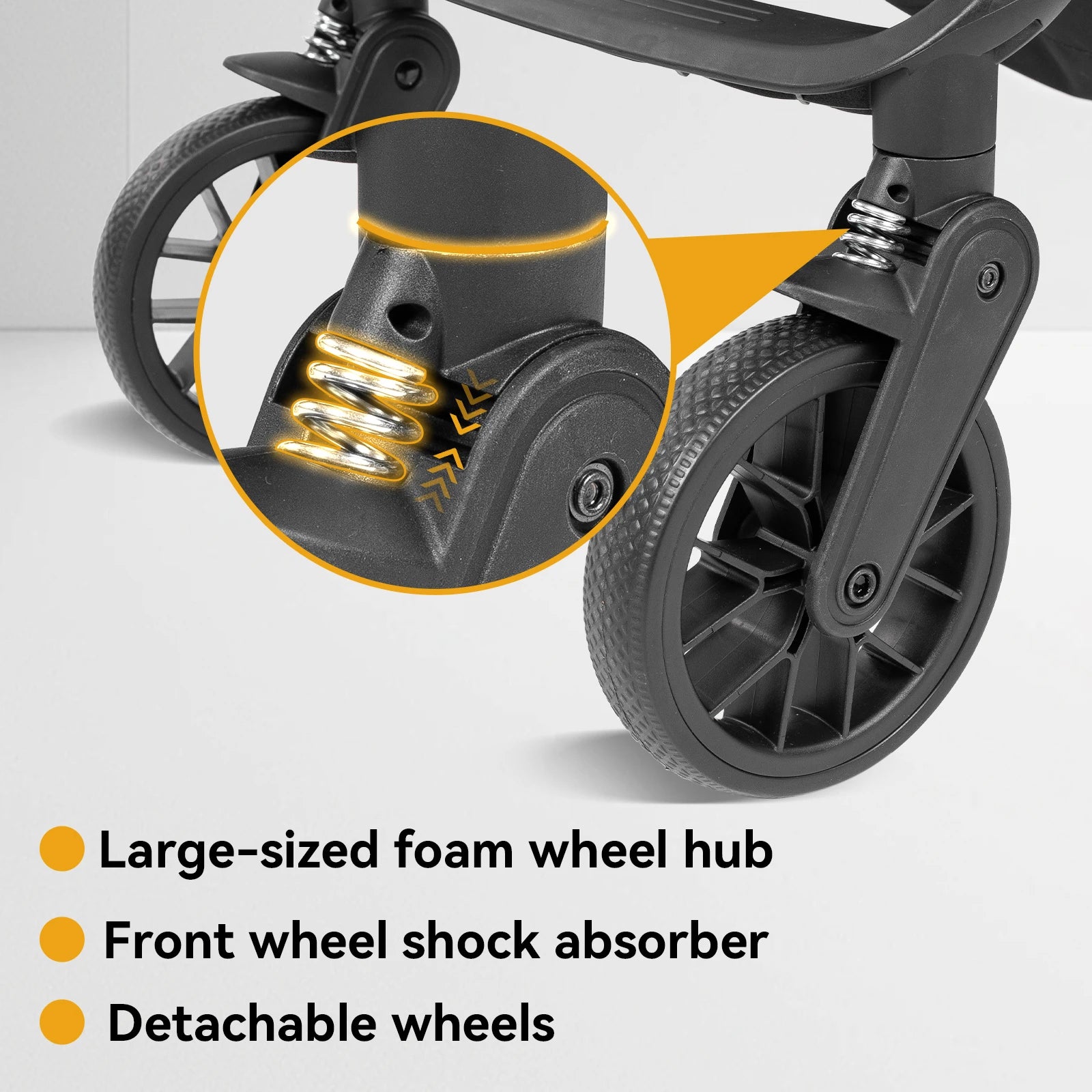 2 in 1 Baby Stroller
 Foldable,  Lightweight,   Travel System.
 Breathable fabric , daily use Newborn Pram  with sunshade canopy