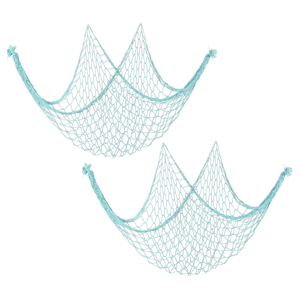 Fishing Net "Decor", 2 Pack 80" x 40" Mediterranean Style
Photographing "Decoration"  Natural Party Accessory for Home