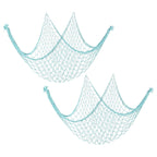 Fishing Net "Decor", 2 Pack 80" x 40" Mediterranean Style
Photographing "Decoration"  Natural Party Accessory for Home