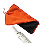 Folding Umbrella Bag Wet Umbrella Bags with Zipper Chenille Quick-Drying Umbrella Bag Durable Hand Towels for Cars Home
