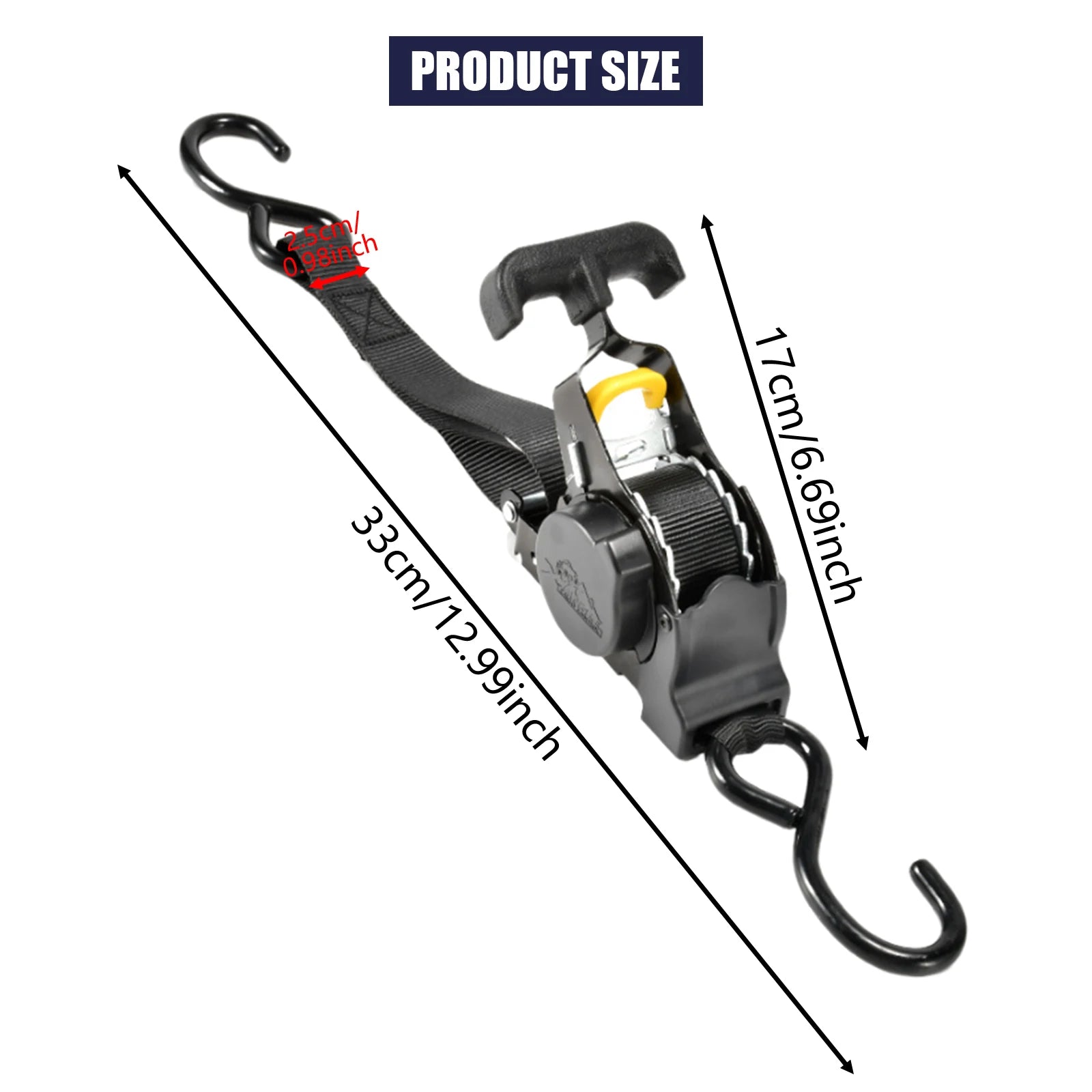 Tie-down Binding Strap , Cargo Tensioner ,
Motorcycle Straps Tightened For Large Cargo Transportation