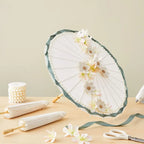 White Paper Parasol for Wedding Photo Cosplay Prop DIY Umbrella for Bridal Baby Shower Party 60cm 80cm 10/15/20/30/50/100Pcs