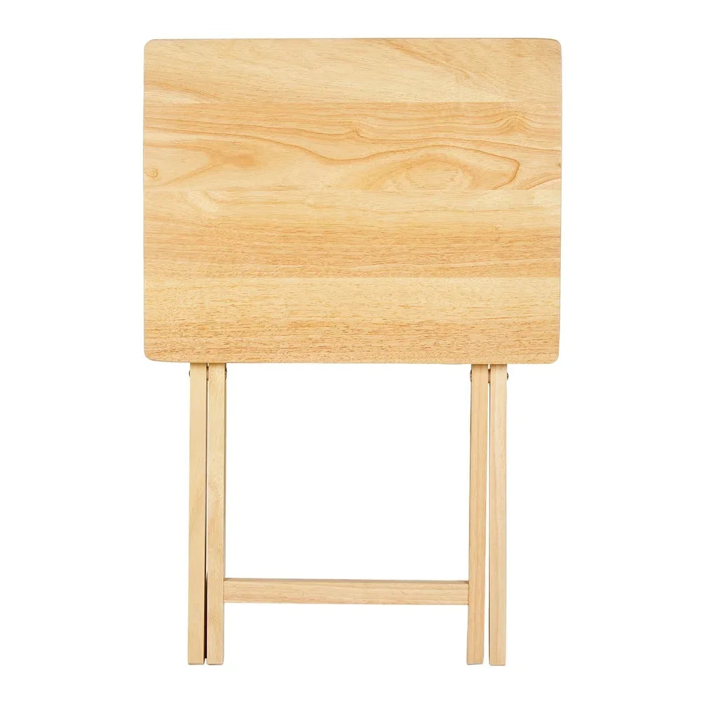 Folding TV Tray Table ,Portable .
Lightweight Solid Rubberwood Space Saving
Easy Storage No Assembly Required Compact Design