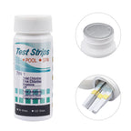 5-1 Bottle Water Test PH Strips 50/100 Pcs/bottle 7-in-1 Residual Chlorine Value Alkalinity Hardness Tester for Aquarium Pool
