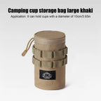 Water Bottle Storage Bag Water Bottle Carrier Pouch with Mesh Bag with Adjustable Handle for Outdoor Climbing Hiking Travel