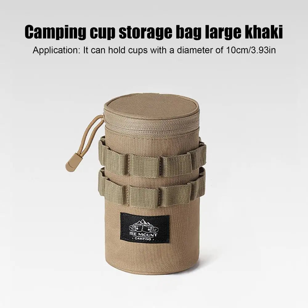 Water Bottle Storage Bag Water Bottle Carrier Pouch with Mesh Bag with Adjustable Handle for Outdoor Climbing Hiking Travel