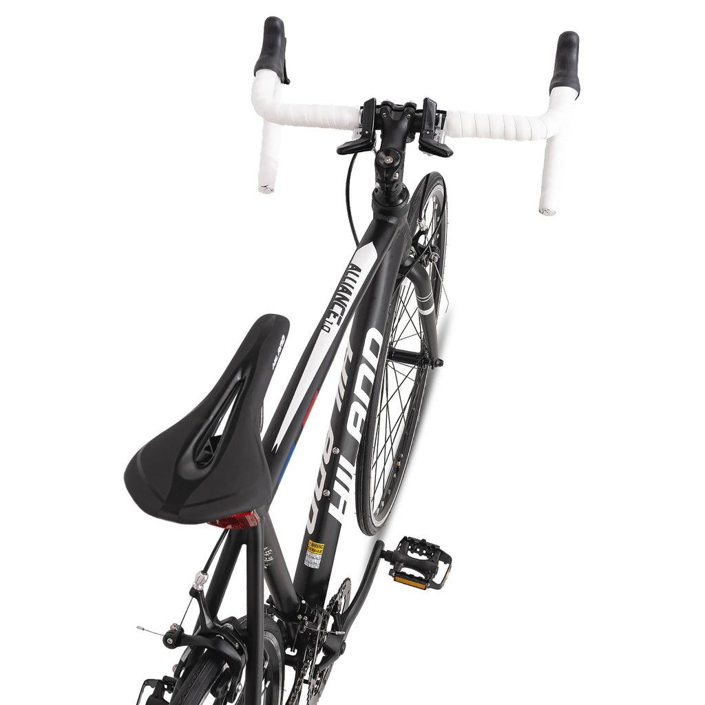 Hiland 700c road bike, 14 speeds, lightweight aluminum frame, racing bike, for men and women