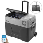 SucceBuy Car Refrigerator 12 Volt Car
Refrigerator Fridge Single Zone Portable Freezer  and Handle
 -4℉-68℉ 12/24V DC and Cooler